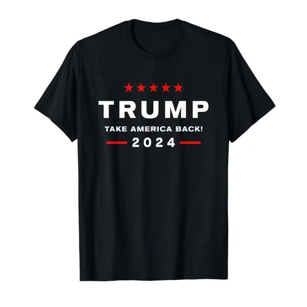 100% Cotton Donald Trump 2024 Take America Back Election the Return T-Shirt MEN WOMEN UNISEX T Shirts Size S-6XL