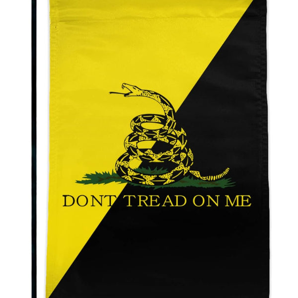 Don'T Tread on Me Welcome Garden Flag Double Sided Anti-Transmittance Vertical 12×18 Inch Rustic Farmhouse Decor for Seasonal Holiday Yard Décor