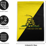 Don'T Tread on Me Welcome Garden Flag Double Sided Anti-Transmittance Vertical 12×18 Inch Rustic Farmhouse Decor for Seasonal Holiday Yard Décor