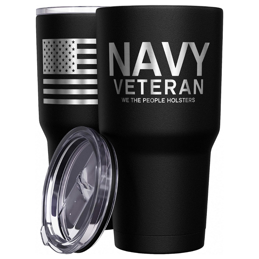 Navy Veteran Travel Mug (30 Oz)