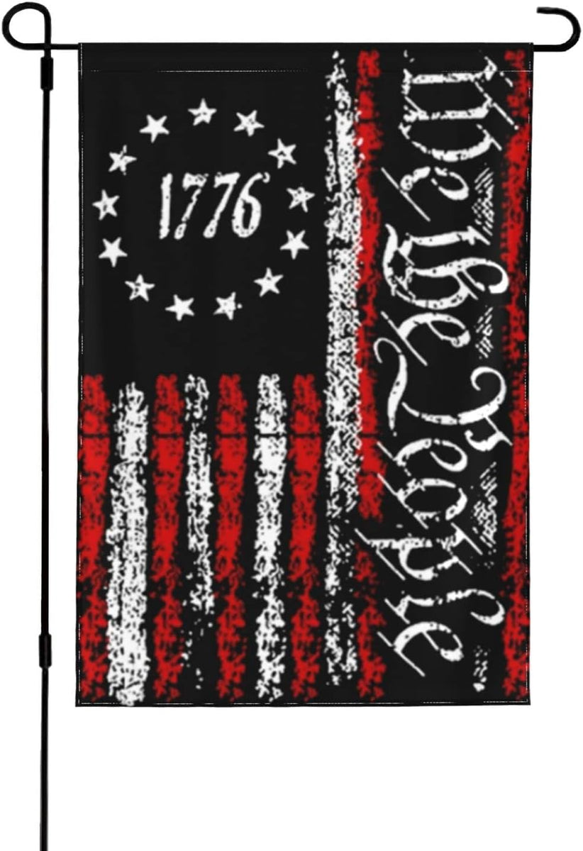 We the People 1776 Flag Vintage USA Constitution Flag Betsy Ross 1776 Flag 12"X18" Flag Bdouble Sided Flag Garden Flag Outdoor Flags Yard Flag Home House Decor Flags