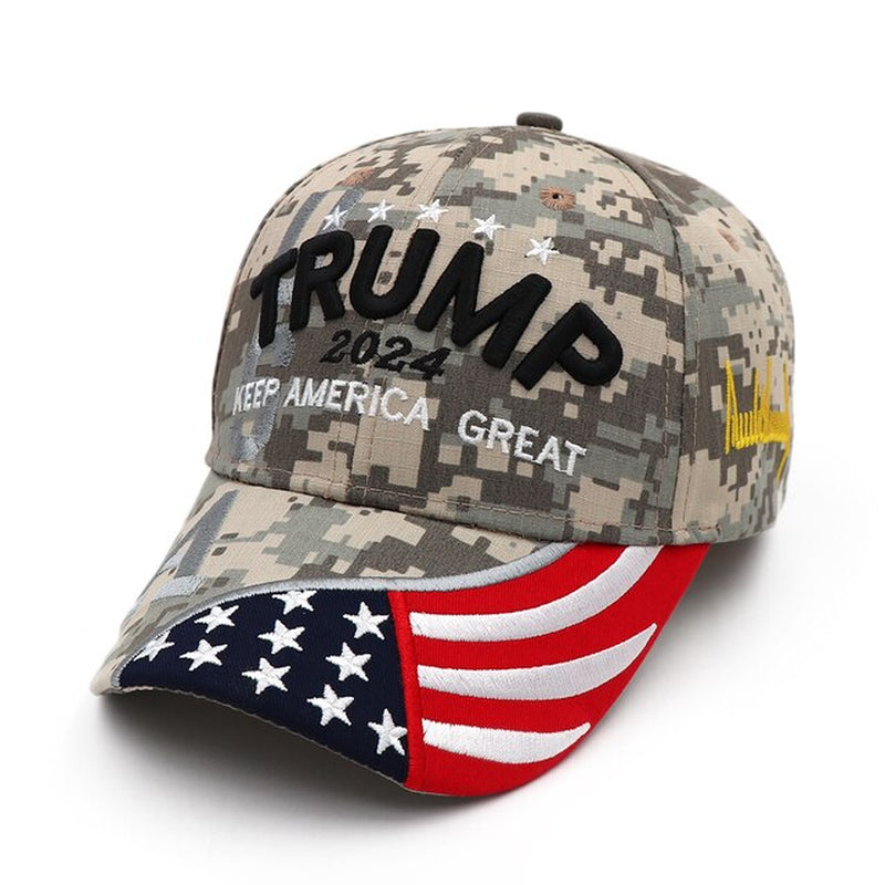 Donald Trump 2024 MAGA Hat Cap Baseball Camo USA KAG Make Keep America Great Again Snapback President Hat