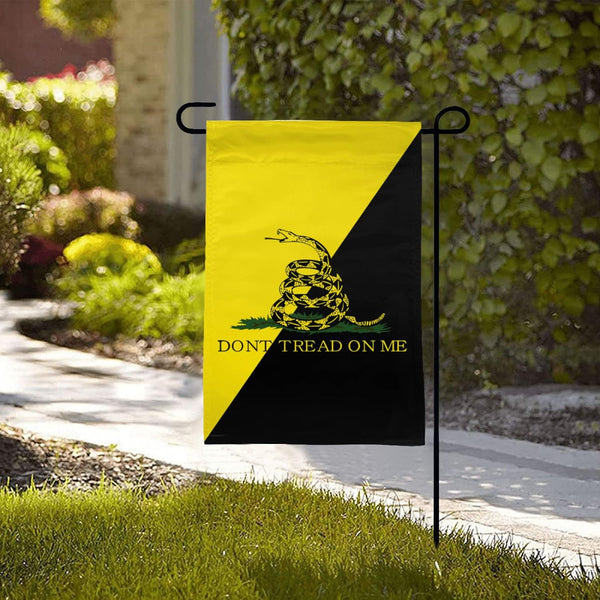 Don'T Tread on Me Welcome Garden Flag Double Sided Anti-Transmittance Vertical 12×18 Inch Rustic Farmhouse Decor for Seasonal Holiday Yard Décor